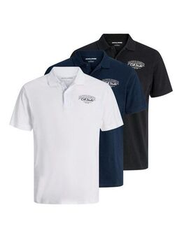 Jack & Jones Poloshirt JJMAKOTO POLO SS 3PK MP