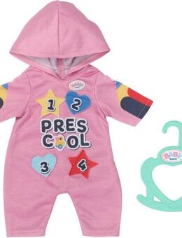 Baby Born Puppenkleidung Kindergarten Einteiler & Badges, 36 cm, mit Kleiderbügel
