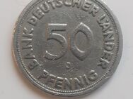 Sehr gefragte 50 Pfennig, BDL, 1949, J - Oer-Erkenschwick