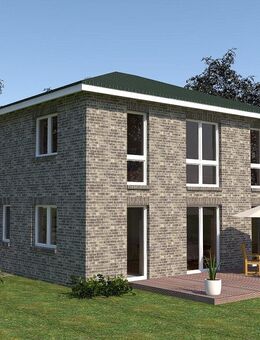 Niedrigenergiehaus EH40 mit Wärmepumpe und PV-Anlage - Neubau in Planung - Wohnen ohne Dachschrägen - Herzhorn