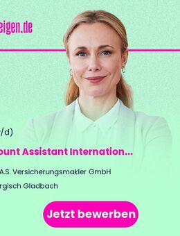 Account Assistant (w/m/d) International - Bergisch Gladbach