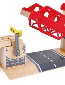 Hape Spielzeugeisenbahn-Brücke Zugbrücke, (Set, 3-tlg), aus Holz