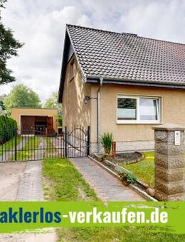 Familienfreundliches EFH & Bauland= 1Preis - provisionsfrei mit maklerlos-verkaufen.de - Zehdenick
