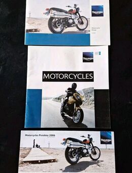 Triumph Motorcycle Range von 2006 Motorrad Werbeprospekt Werbung Prospekt Promo - Essen