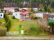 Ferienbungalow nahe dem Schwielochsee in Sawall - Keller/Tiefgarage, Einbauküche, Kamin, Terrasse - Tauche