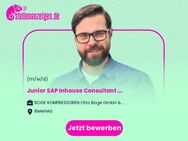 Junior SAP Inhouse Consultant im Bereich SAP Support (m/w/x) - Bielefeld