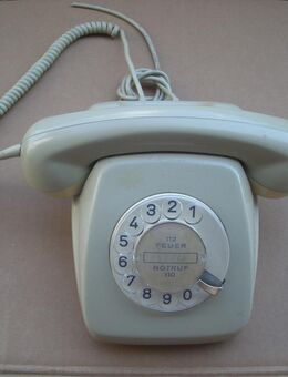 Wählscheibentelefon „kieselgrau“ Post FeTAp 611-2 - Oberhaching