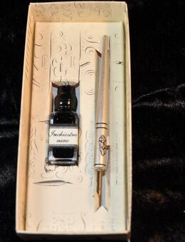 Kalligraphie SetMF 01 mit Metallschreibfeder und 5 ml Tinte  in einer Geschenkbox - Aschaffenburg