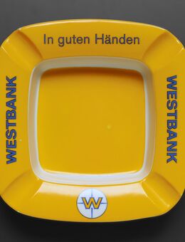 70er Jahre Aschenbecher Ascher WESTBANK "In guten Händen" Ornamin - Hamburg Hamburg-Nord