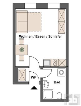 Studenten aufgepasst! Zentrales Studentenapartment in der Ansbacher Innenstadt - Ansbach