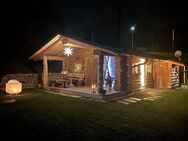 Skihütte - Wochenendhaus - Gartenlaube - Vollholzstämme, Handarbeit - Preis Musterhaus - Rodewisch