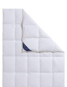 Excellent Gänsedaunenbettdecke Davos, Bettdecken für Sommer und Winter, Decke, Füllung: 100% Gänsedaunen, Bezug: 100% Baumwolle, Bettdecke 135x200 cm, 155x220cm und weitere Größen, Made in Germany