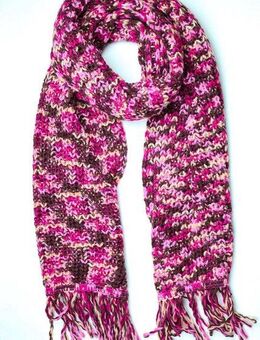 COLLEZIONE ALESSANDRO Wollschal Lanea, (1-St), grob gestrickt mit Fransen