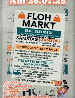 Elbe Bleckede Flohmarkt - Bleckede