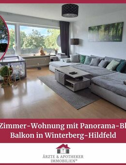 PROVISIONSFREI Attraktive 3-Zimmer-Wohnung mit Panorama-Blick und XXL-Balkon in Winterberg-Hillfeld - Winterberg