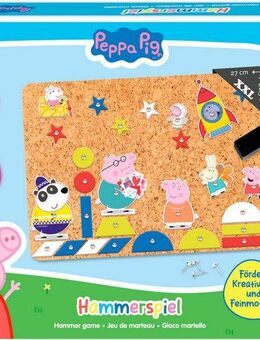Lena® Spiel Hammerspiel Peppa Pig, Kinderspiel