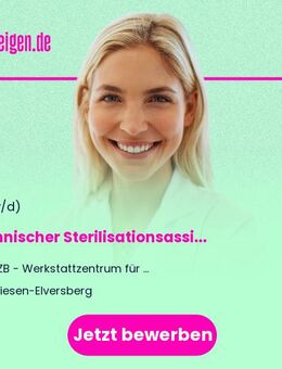 Technischer Sterilisationsassistent (m/w/d) - Spiesen-Elversberg