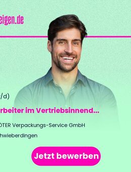 Mitarbeiter im Vertriebsinnendienst (m/w/d) in Vollzeit - Schwieberdingen