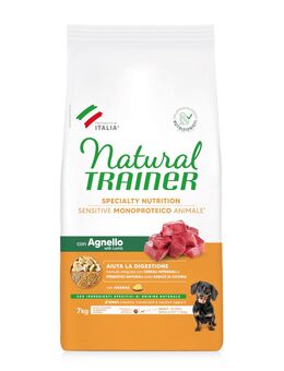 2 x 7 kg / 12 kg Natural Trainer Sensitive zum Sonderpreis! - Adult Small & Toy mit Lamm (2 x 7 kg)