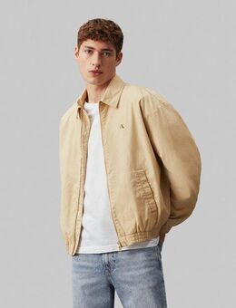 Calvin Klein Jeans Collegejacke LINEAR TEXTURE HARRINGTON mit Logoprägung