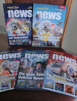 EUROPAPARK Hefte "news"/ NEU/ unbenutzt - Duisburg