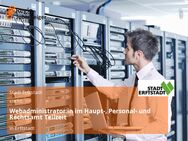 Webadministrator:in im Haupt-, Personal- und Rechtsamt Teilzeit - Erftstadt