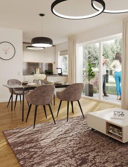 Exklusiver Neubau: Barrierefreie EG-2ZKB Wohnung, mit Garten und Stellplatz - Ruppertsberg