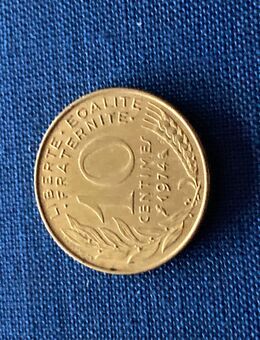 Münze Münzen Umlaufmünze Frankreich 10 Centimes 1974 - Alzey