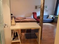 möblierte, gepflegte 1-Zimmer-Terrassenwohnung mit Einbauküche in Mannheim-Oststadt - Mannheim