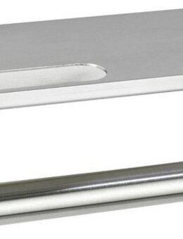 Maximex Toilettenpapierhalter Rollenhalter, Edelstahl, 18 x 7,5 x 9,5 cm