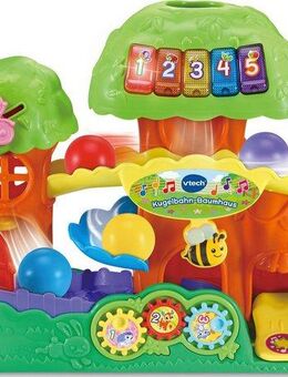 Vtech® Kugelbahn Vtech Baby, Kugelbahn-Baumhaus, mit Sound