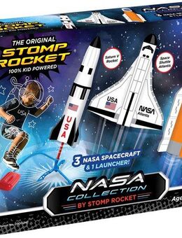 Stomp Rocket Spiel NASA Collection by Stomp Rocket, Luftdruckraketen-Outdoorspiel
