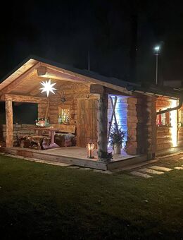 Skihütte - Wochenendhaus - Gartenlaube - Vollholzstämme, Handarbeit - Preis Musterhaus - Rodewisch