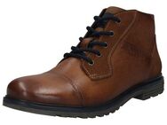 bugatti Schnürboots Boots, Herrenschuh, Stiefelette mit seitlichem Logo-Branding