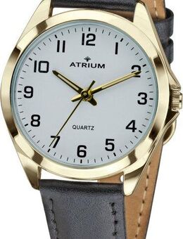 Atrium Quarzuhr A10-20, Armbanduhr, Herrenuhr, Damenuhr, Lederarmband