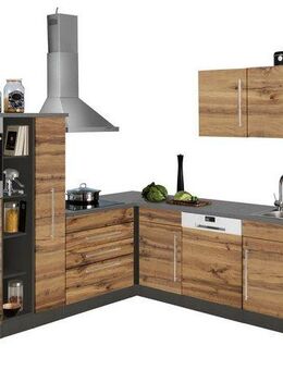 KOCHSTATION Winkelküche KS-Samos, Stellbreite 260x270 cm, wahlweise mit E-Geräten und Induktion