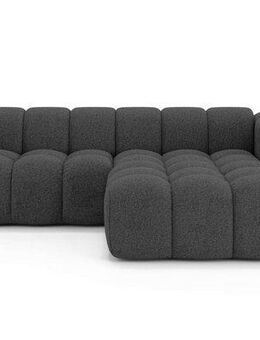 OTTO home Ecksofa KALLIE Design-Sofa mit Wellenunterfederung, Bubble-Optik, 248/186/72cm, moderne Steppung, hoher Sitzkomfort und modernes Design