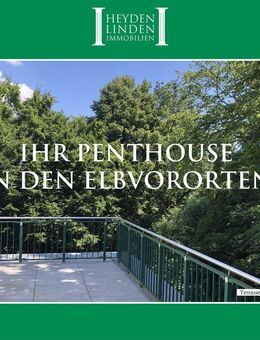 Sonniges Penthouse mit Blick in die Kronen alter Bäume in Groß-Flottbek - Hamburg