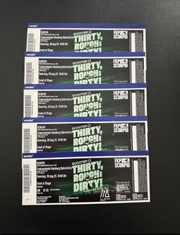 Scooter Tickets - Hamburg - 30.08.25 - Köln