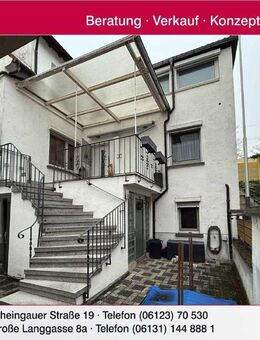 Charmantes 2 Parteienhaus + kleines Einfamilienhaus und weiteres Tiny-House zum Selbstausbau - Nierstein