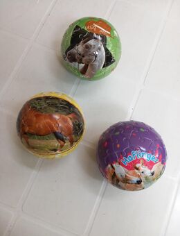 3 puzzlebälle, Pferde, Haflinger, neu, bunt, a 40 teile - Erfurt
