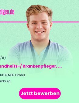 Gesundheits-/ Krankenpfleger, Altenpfleger (m/w/d) im Außendienst Patientenversorgung in der Region Hamburg - Hamburg