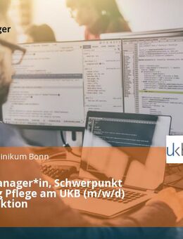 Projektmanager*in, Schwerpunkt Marketing Pflege am UKB (m/w/d) Pflegedirektion - Bonn
