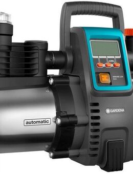 GARDENA Gartenpumpe Haus- & Gartenautomat, 6000/6 LCD inox, 1760-20, 6000 l/h max. Fördermenge