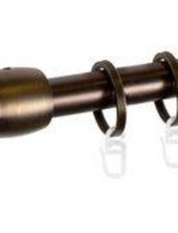 mydeco Gardinenstange Cap-Noble, Ø 16 mm, 1-läufig, ausziehbar