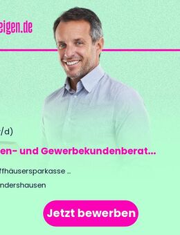 Firmen- und Gewerbekundenberater (m/w/d) - Sondershausen