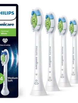 Philips Sonicare Aufsteckbürsten W2 Optimal White, für weißere Zähne, für jedes Sonicare Handstück