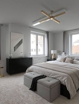 Individuelle 6 Zi. Wohnung mit Fußbodenheizung, PKW Stellplatz, Bäckerei, Friseur, Post - Holzheim (Landkreis Dillingen (Donau))