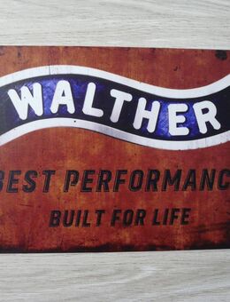 WALTHER - Blechschild - Leverkusen