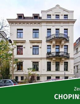ruhige, teilmöblierte City-Whg. mit Süd-Balkon zum Hof, Tageslichtbad, Einbauküche, Stellplatz usw. - Leipzig